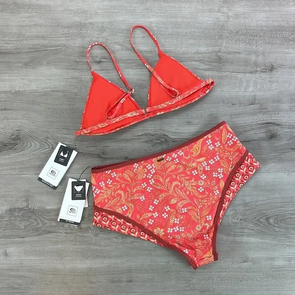 ☀️RIP CURL☀️ LUNAR TIDES FIXED TRI LUNAR TIDES HIGHWAIST CHEEKY BIKINI